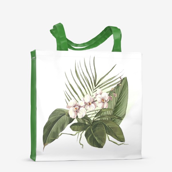Сумка-шоппер &laquo;Тропическая орхидея&raquo;