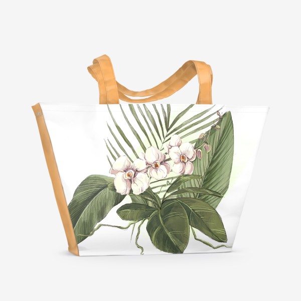 Пляжная сумка &laquo;Тропическая орхидея&raquo;