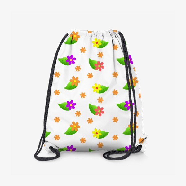 Рюкзак «Цветочная поляна паттерн»