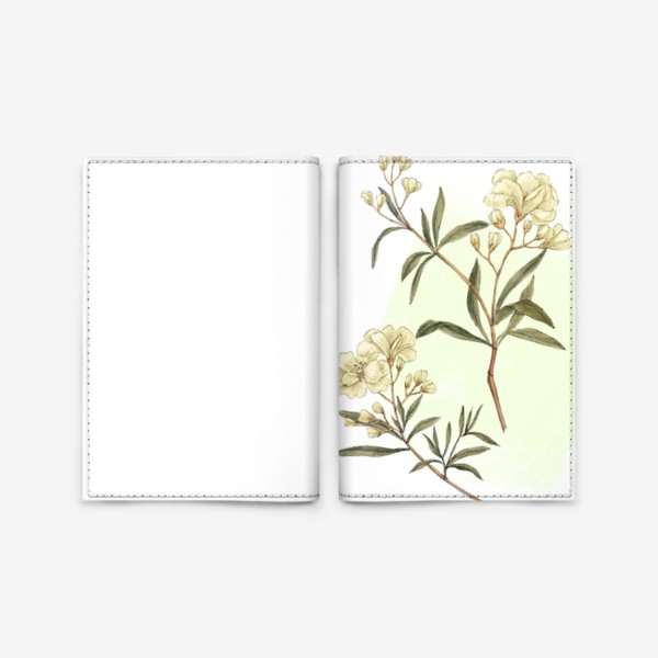 Обложка для паспорта «Нежные цветы»