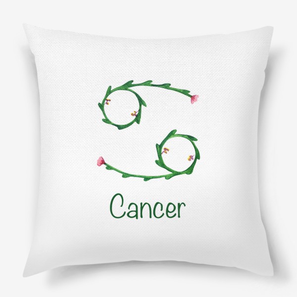 Подушка «Рак Cancer»