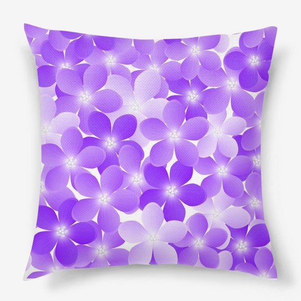 Подушка «Фиолетовый букет»
