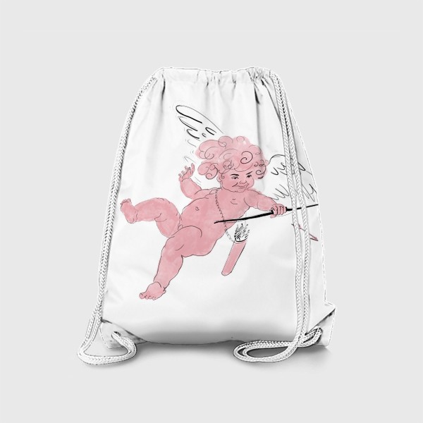 Рюкзак «Амур ангел розовый со стрелой»