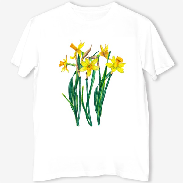 Футболка «Весенние цветы Нарциссы 8 марта»