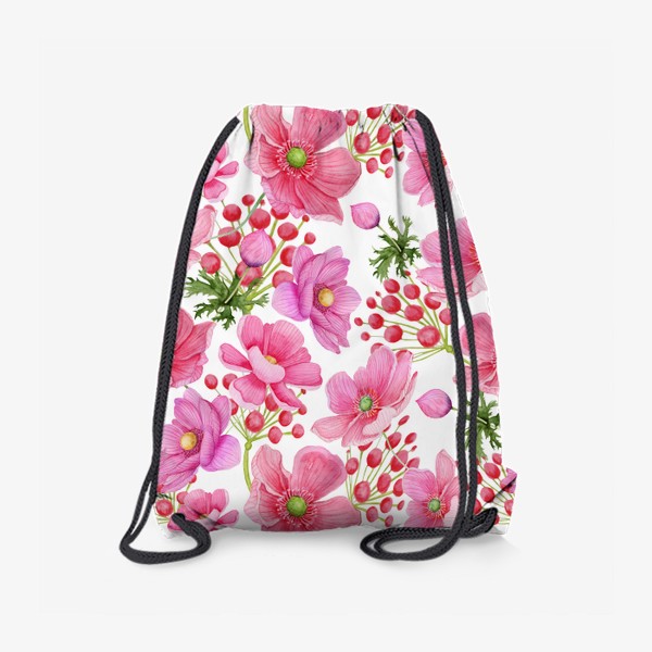 Рюкзак «Акварельные цветы Лютики бесшовный рисунок»