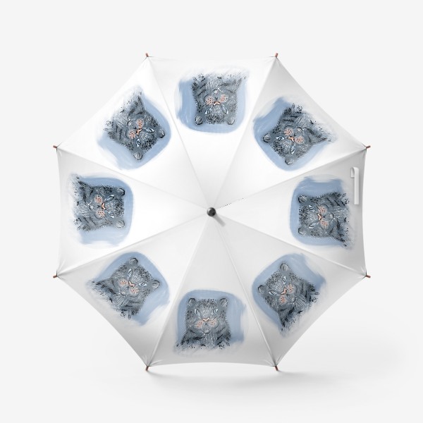 Зонт «Снежный Барсик»