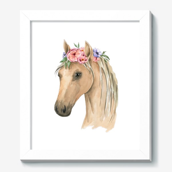 Картина «Лошадь в цветах»