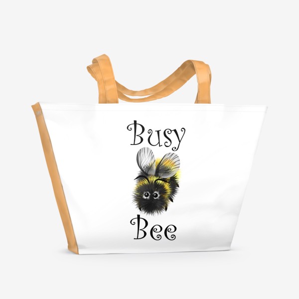 Пляжная сумка «Busy Bee - деловая пчела»