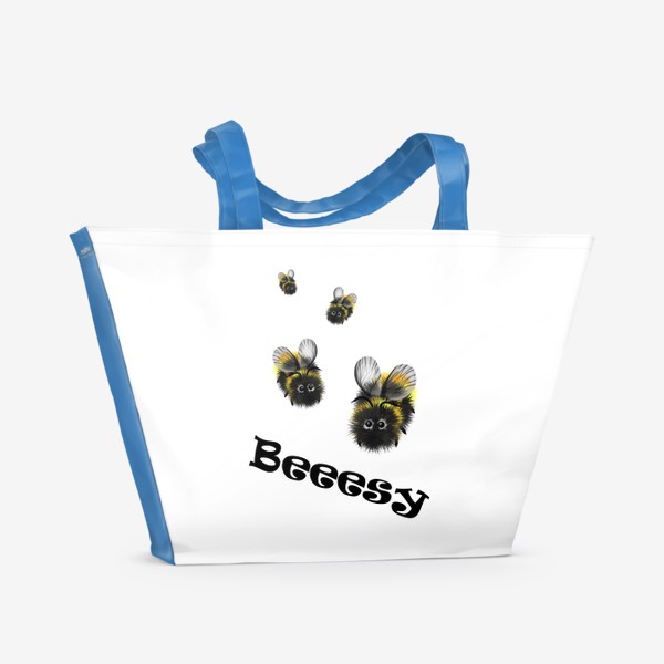 Пляжная сумка «Beeesy - деловые пчёлки»