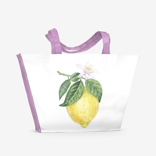 Пляжная сумка «Лимоны»