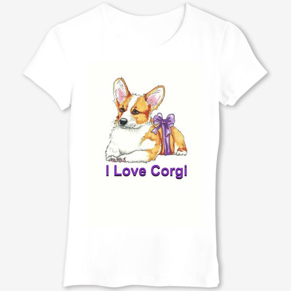Футболка «I Love Corgi»