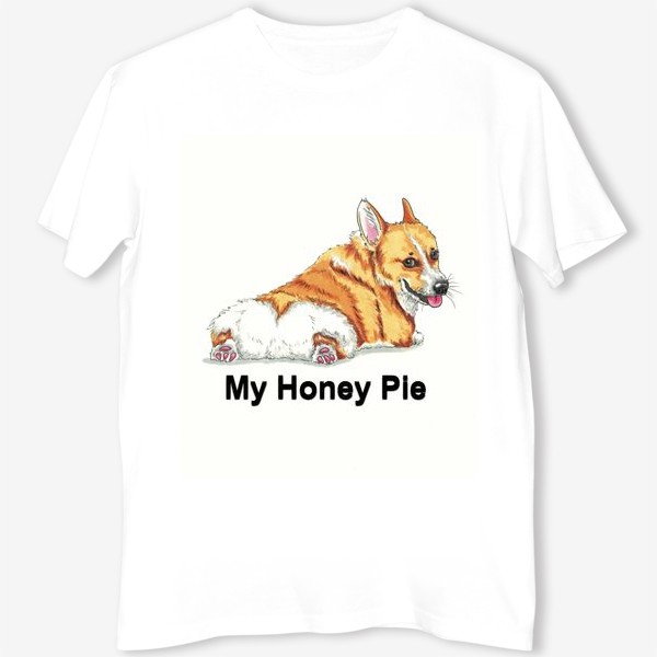 Футболка «Корги Honey Pie»