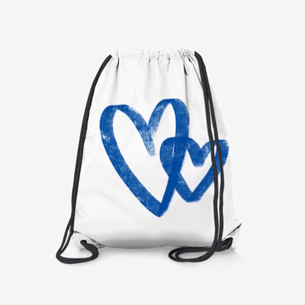 Рюкзак «Синие сердечки»