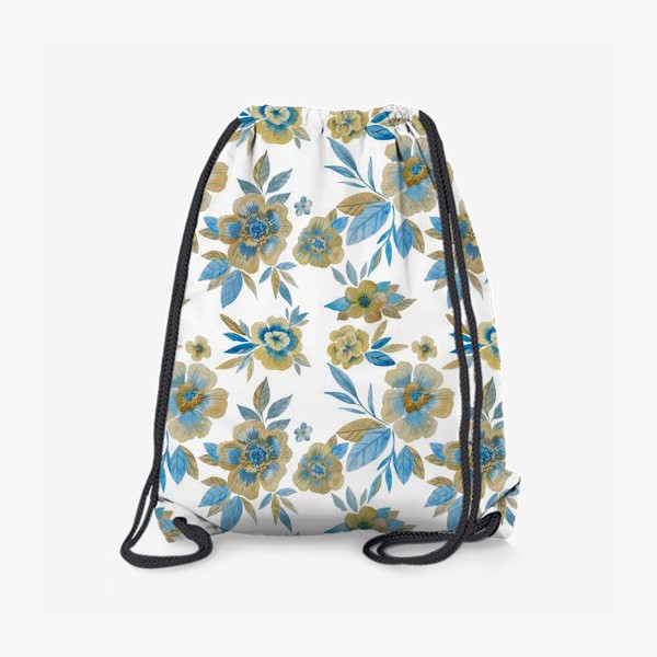 Рюкзак «бесшовный паттерн цветы»