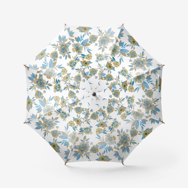 Зонт &laquo;бесшовный паттерн цветы&raquo;