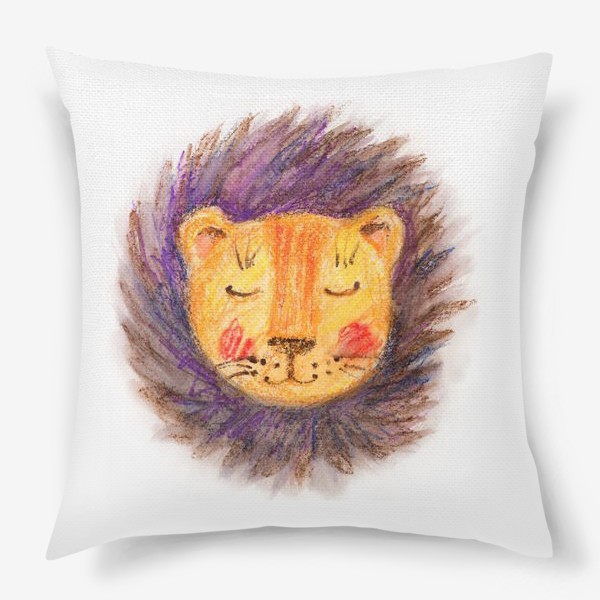 Подушка «Спящий лев»