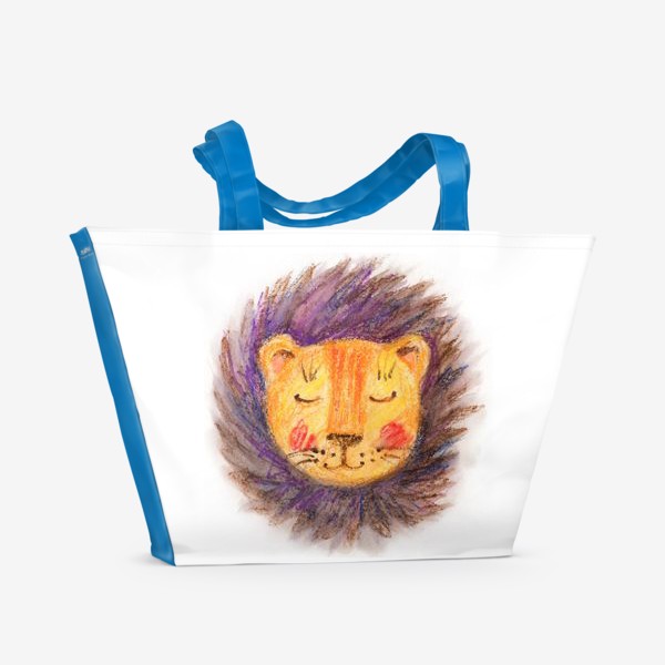 Пляжная сумка «Спящий лев»