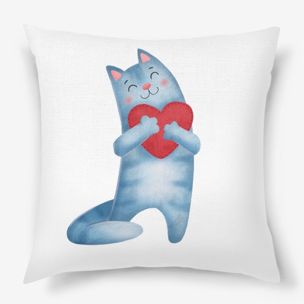 Подушка «Котик романтик»