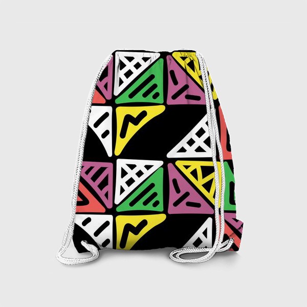 Рюкзак «Абстрактные треугольники»