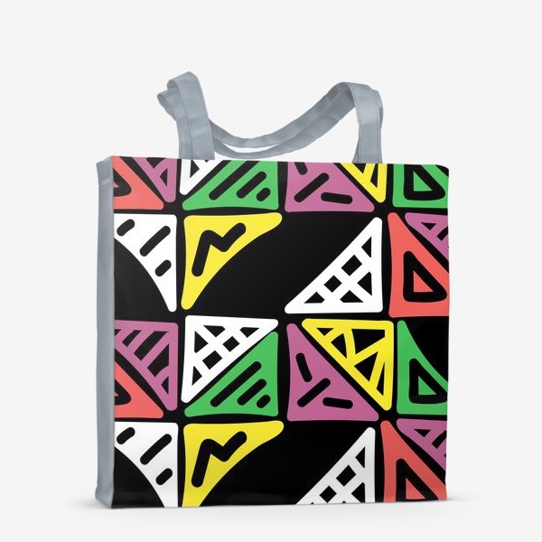 Сумка-шоппер «Абстрактные треугольники»