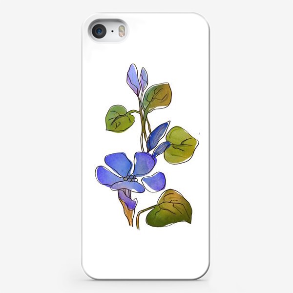 Чехол iPhone &laquo;Акварельные цветы&raquo;