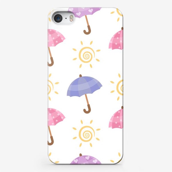 Чехол iPhone «Зонтики и солнце»