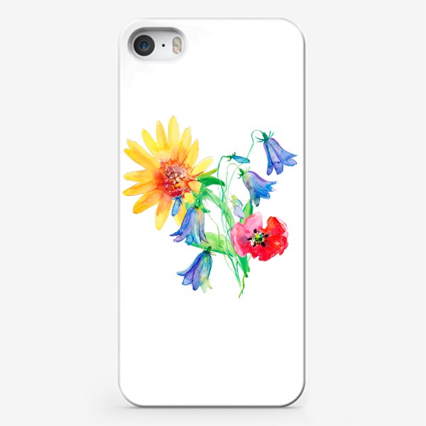 Чехол iPhone «полевые цветы»