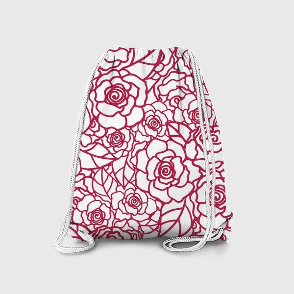 Рюкзак «бесшовный паттерн цветы»