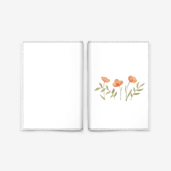 Обложка для паспорта «Акварельные цветы»