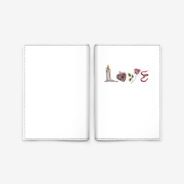 Обложка для паспорта &laquo;LOVE&raquo;