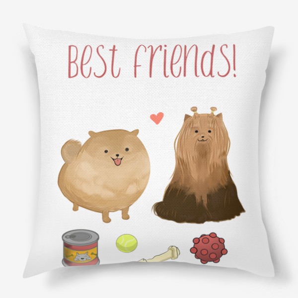 Подушка «Лучшие друзья»