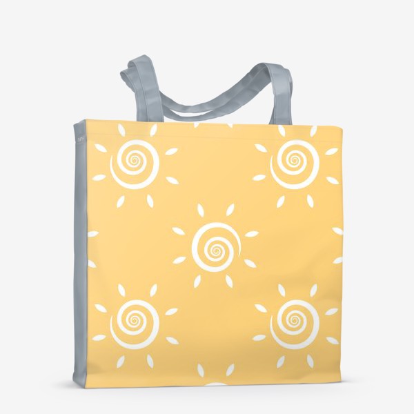 Сумка-шоппер «Солнце на желтом фоне»