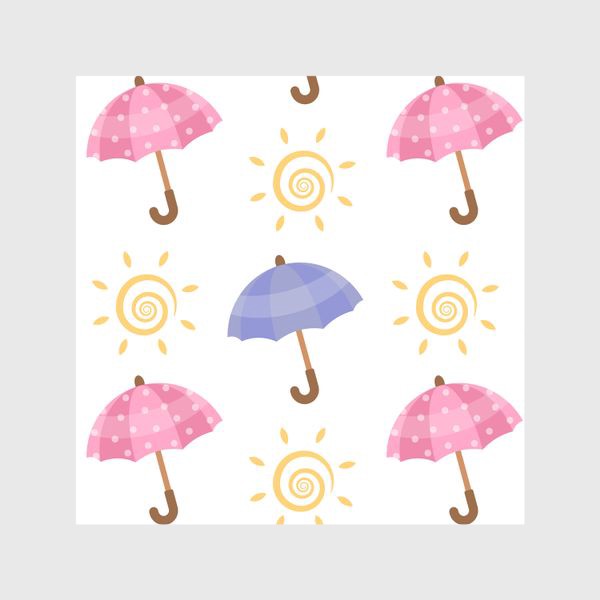 Шторы «Зонтики и солнце»