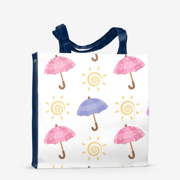 Сумка-шоппер «Зонтики и солнце»