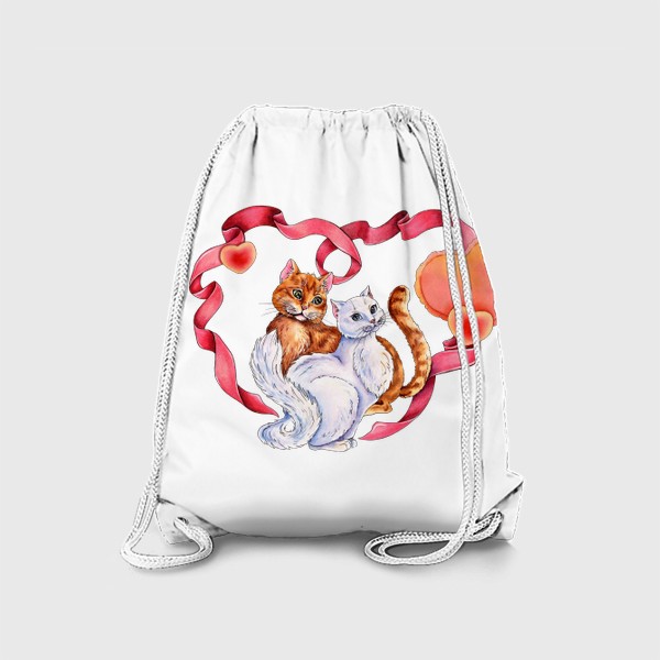 Рюкзак «Влюбленные коты»