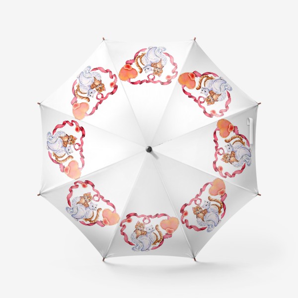 Зонт «Влюбленные коты»