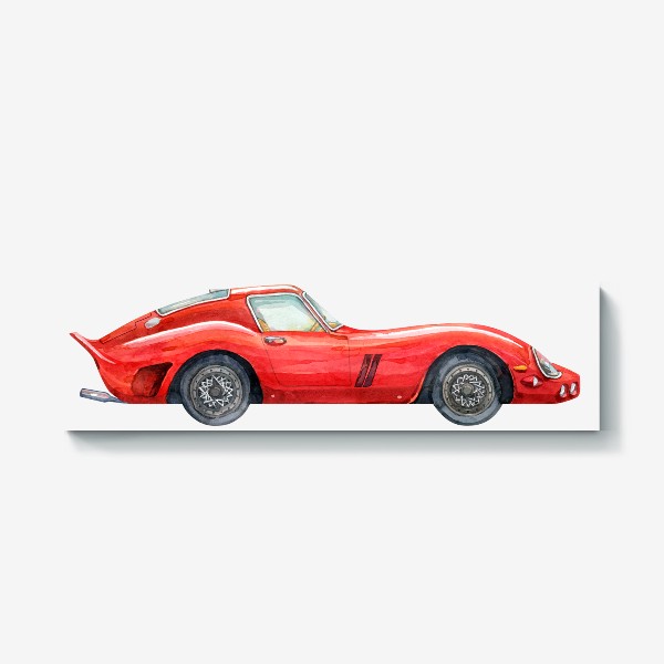 Холст «Феррари 250 GT красная»