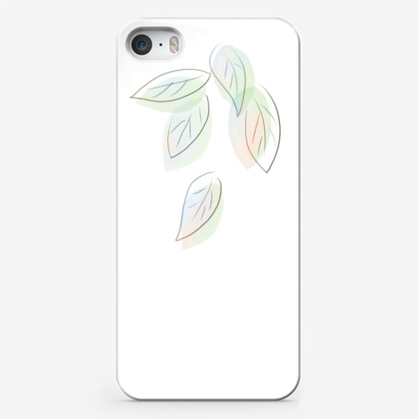 Чехол iPhone «Воздушные весенние листочки»