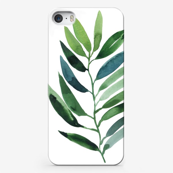 Чехол iPhone «тропический лист »