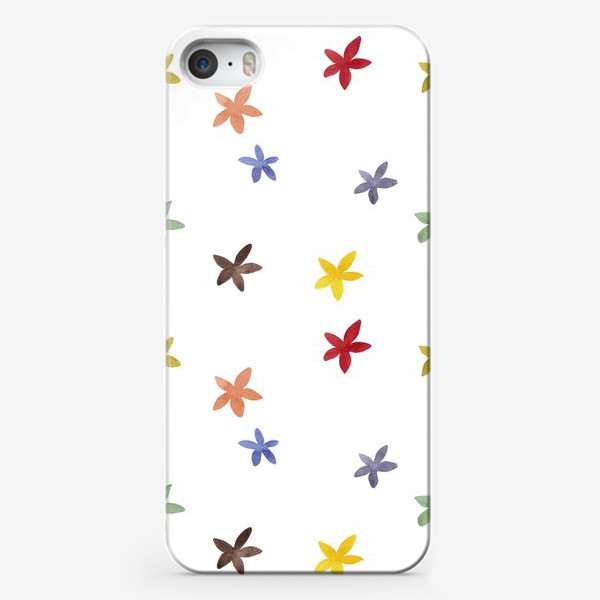 Чехол iPhone «Простые акварельные цветы»