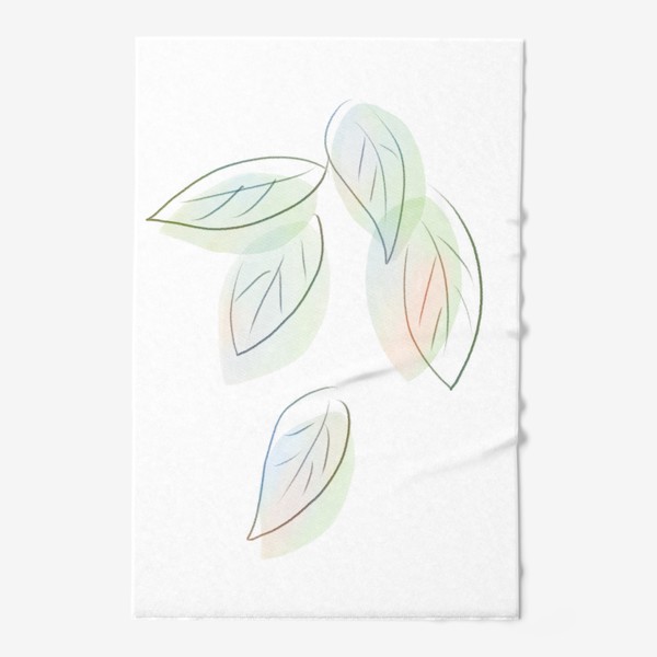 Полотенце «Воздушные весенние листочки»