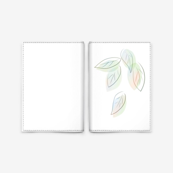 Обложка для паспорта «Воздушные весенние листочки»