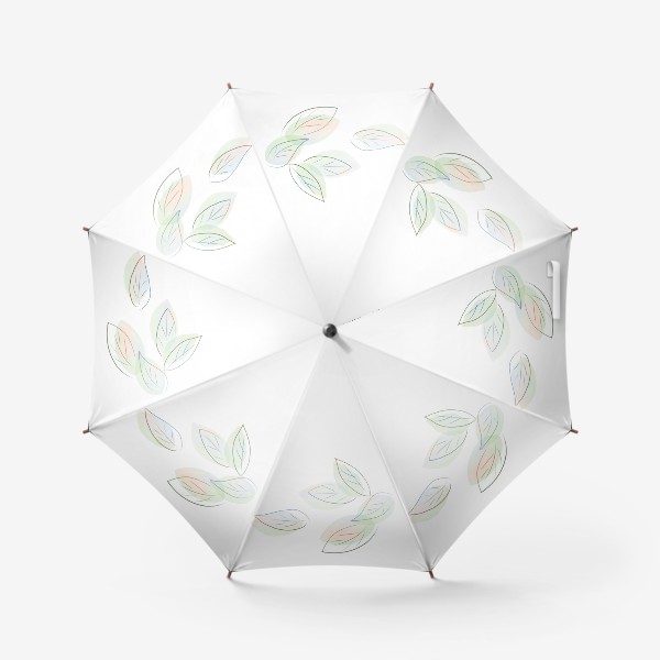 Зонт «Воздушные весенние листочки»