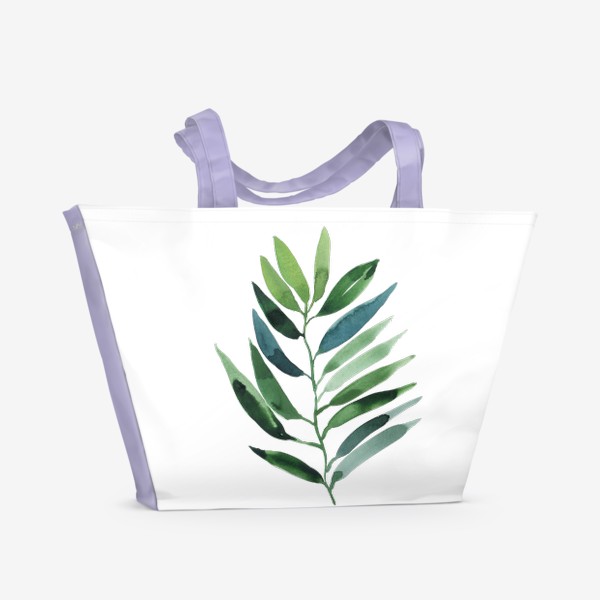 Пляжная сумка «тропический лист »