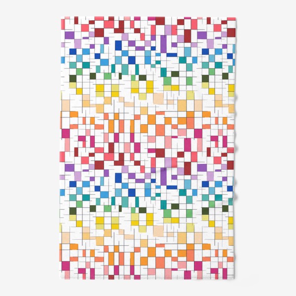 Полотенце «Абстрактная мозаика (радуга)»