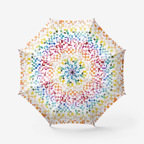Зонт «Абстрактная мозаика (радуга)»