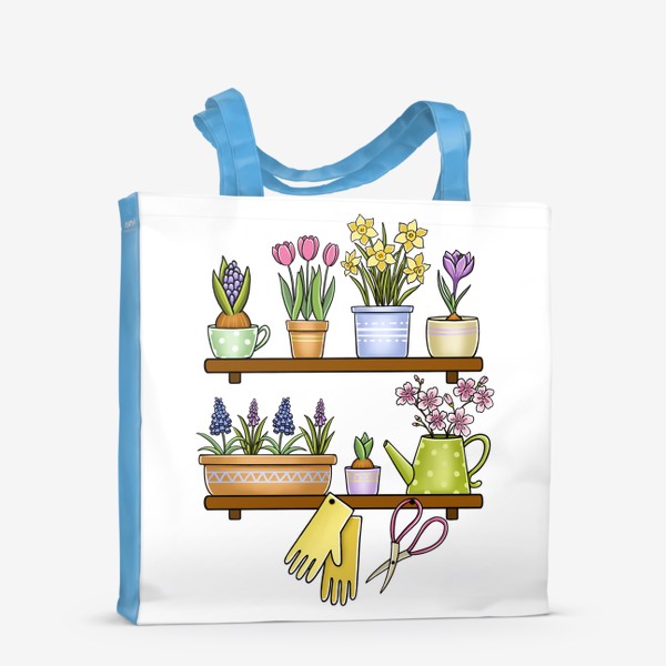 Сумка-шоппер «Весенние цветы (8 марта)»