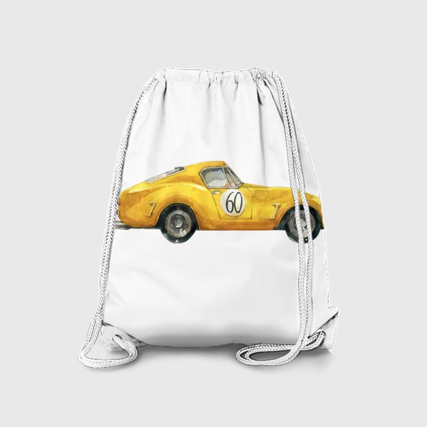 Рюкзак «Винтажный автомобиль желтый»