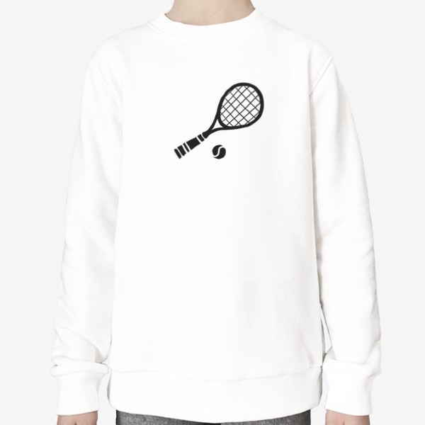 Свитшот «Теннисная ракетка с мячиком»