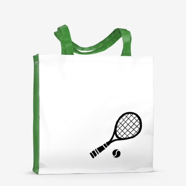 Сумка-шоппер «Теннисная ракетка с мячиком»